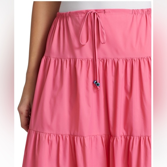 Staud Lucca Midi Skirt in Wild Orchid - size S - Picture 4 of 8